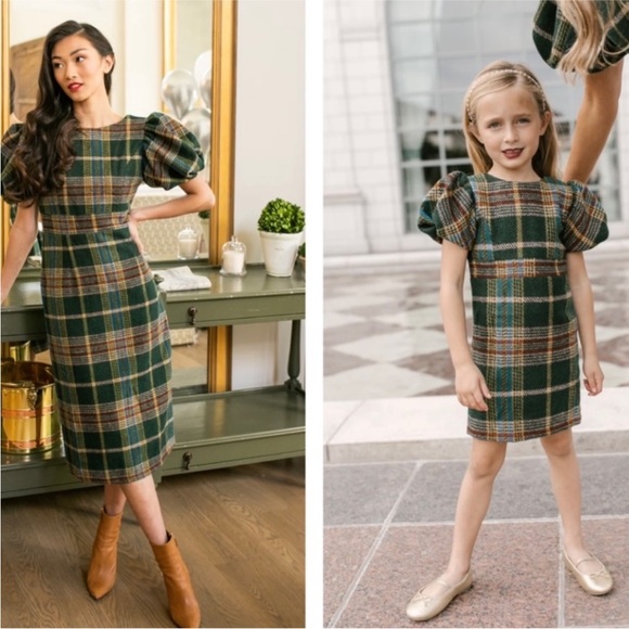 Ivy City Co Other - Ivy City Co Holly Plaid Pencil Dress Size 11/12